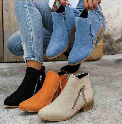 STOCARA | Bottes en daim pour femmes